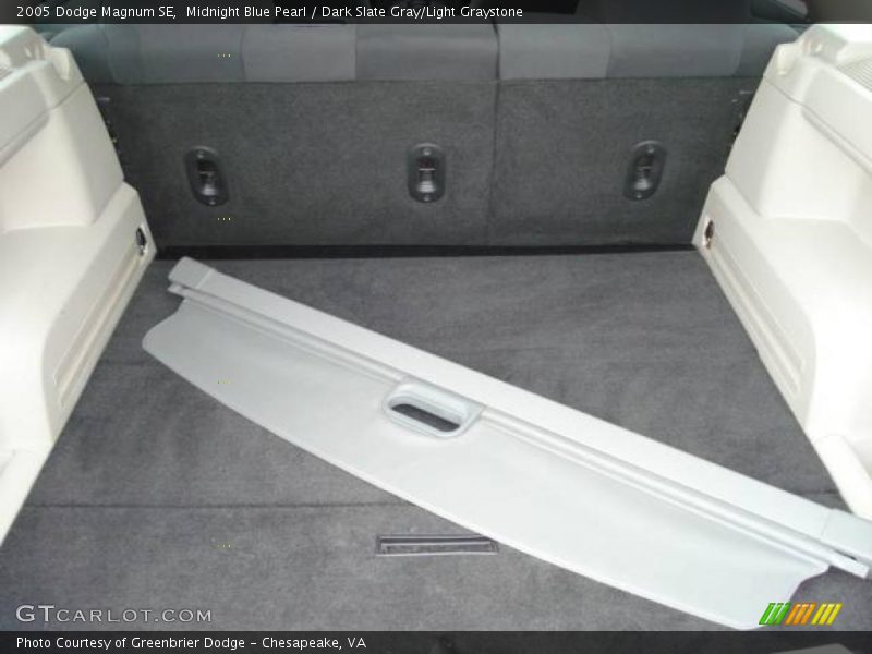 Midnight Blue Pearl / Dark Slate Gray/Light Graystone 2005 Dodge Magnum SE