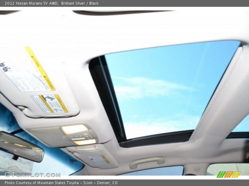 Brilliant Silver / Black 2012 Nissan Murano SV AWD