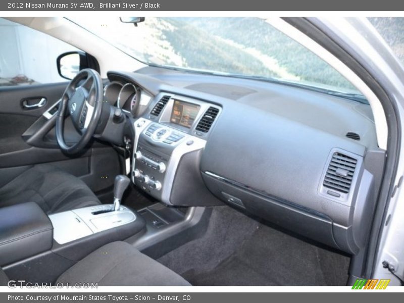 Brilliant Silver / Black 2012 Nissan Murano SV AWD