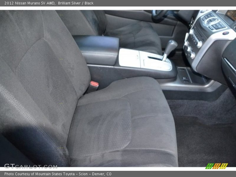 Brilliant Silver / Black 2012 Nissan Murano SV AWD