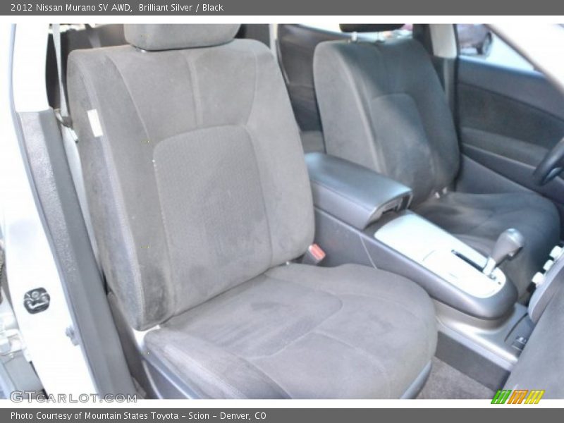 Brilliant Silver / Black 2012 Nissan Murano SV AWD