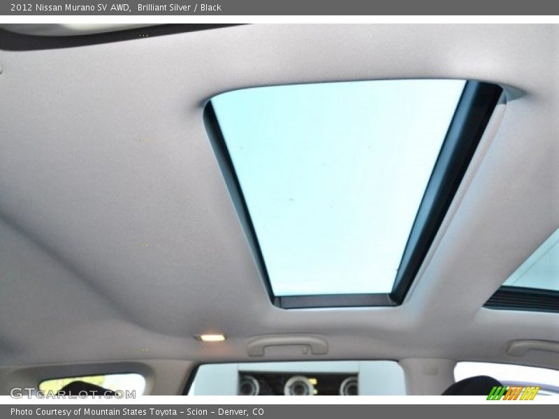 Brilliant Silver / Black 2012 Nissan Murano SV AWD