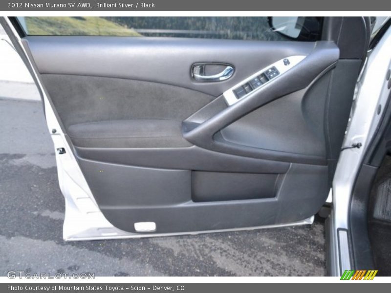 Brilliant Silver / Black 2012 Nissan Murano SV AWD