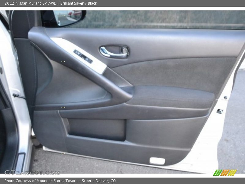Brilliant Silver / Black 2012 Nissan Murano SV AWD