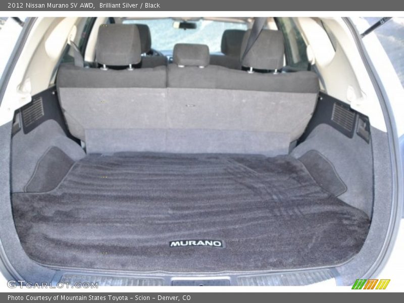 Brilliant Silver / Black 2012 Nissan Murano SV AWD