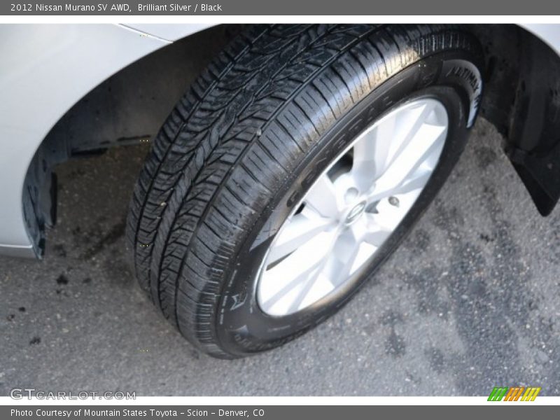 Brilliant Silver / Black 2012 Nissan Murano SV AWD
