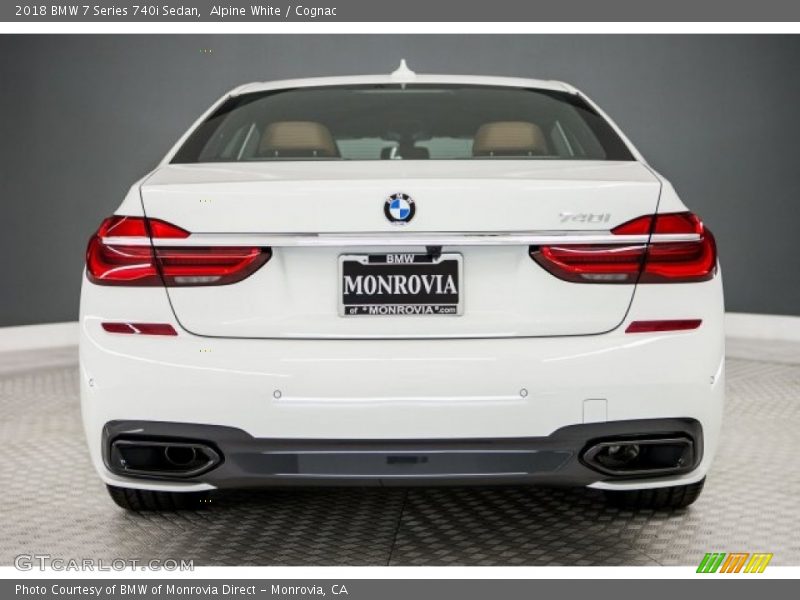 Alpine White / Cognac 2018 BMW 7 Series 740i Sedan