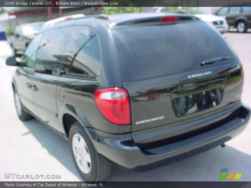 Brilliant Black / Medium Slate Gray 2006 Dodge Caravan SXT
