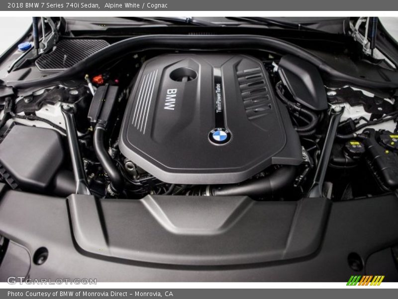 Alpine White / Cognac 2018 BMW 7 Series 740i Sedan