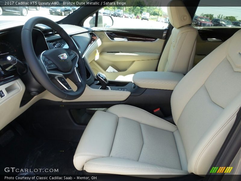 Bronze Dune Metallic / Sahara Beige 2017 Cadillac XT5 Luxury AWD
