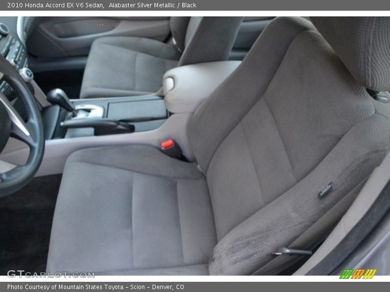 Alabaster Silver Metallic / Black 2010 Honda Accord EX V6 Sedan