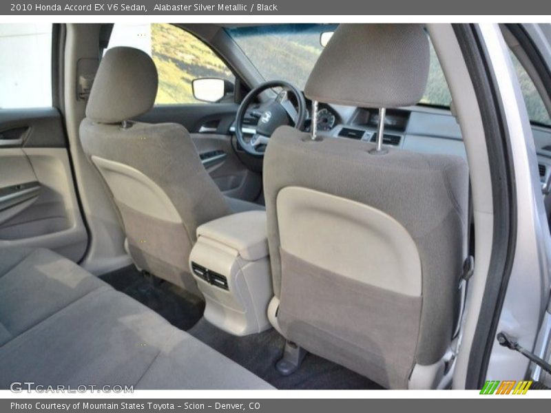 Alabaster Silver Metallic / Black 2010 Honda Accord EX V6 Sedan