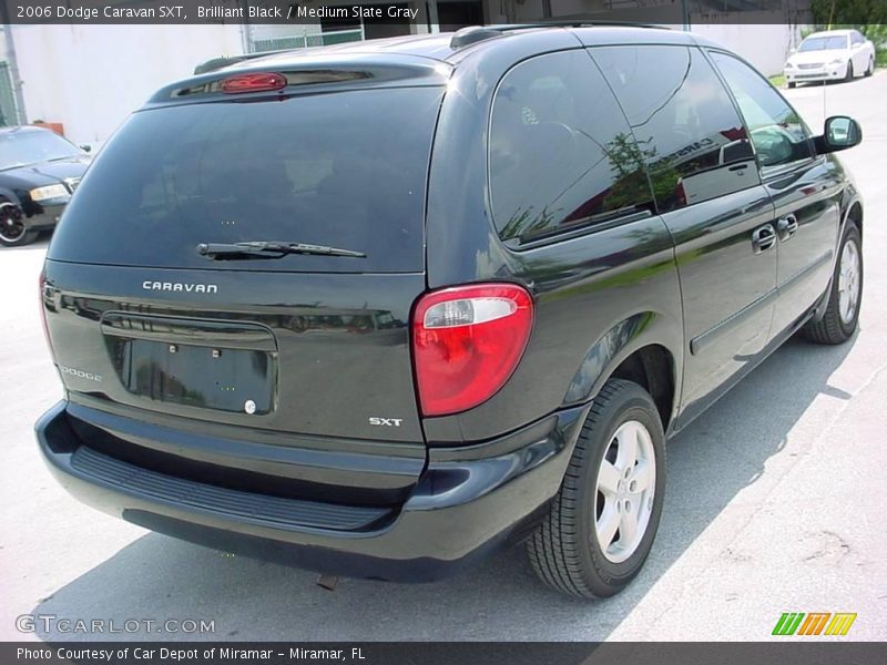 Brilliant Black / Medium Slate Gray 2006 Dodge Caravan SXT