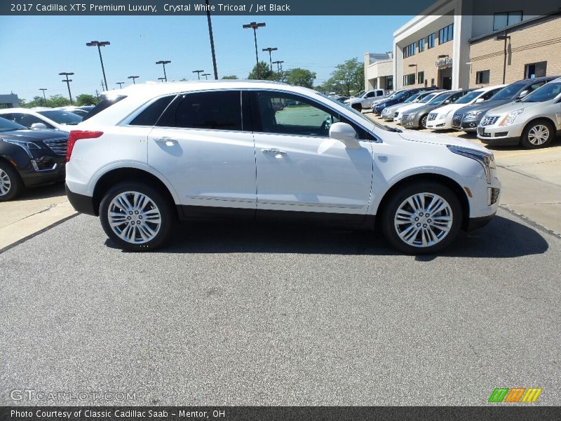 Crystal White Tricoat / Jet Black 2017 Cadillac XT5 Premium Luxury