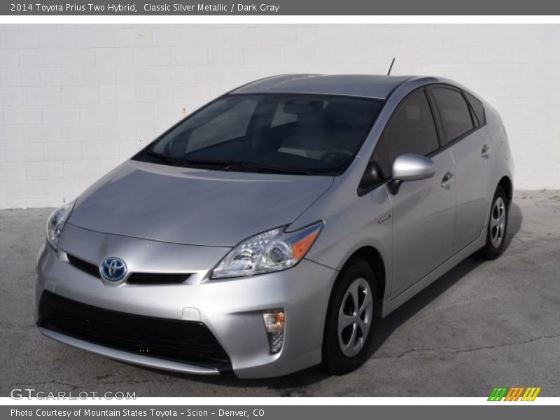 Classic Silver Metallic / Dark Gray 2014 Toyota Prius Two Hybrid