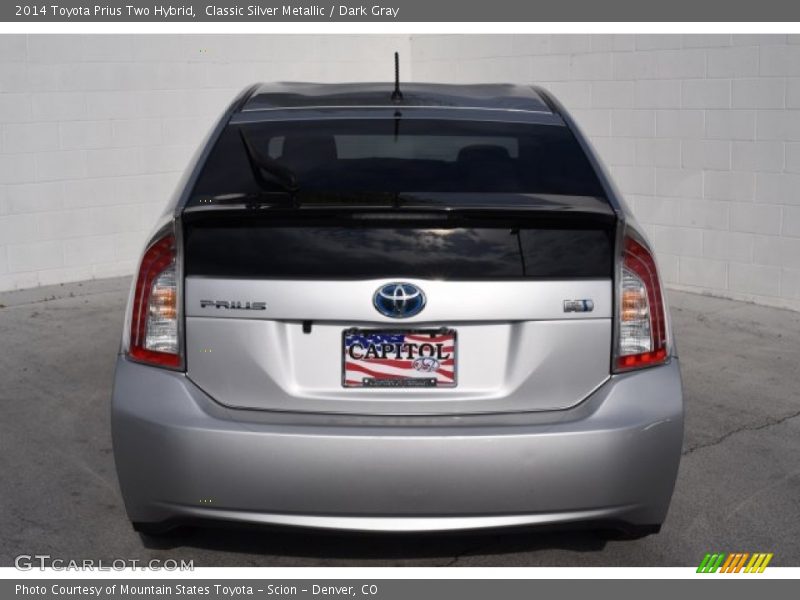 Classic Silver Metallic / Dark Gray 2014 Toyota Prius Two Hybrid
