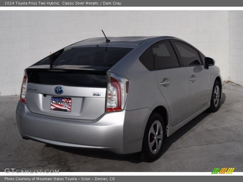 Classic Silver Metallic / Dark Gray 2014 Toyota Prius Two Hybrid