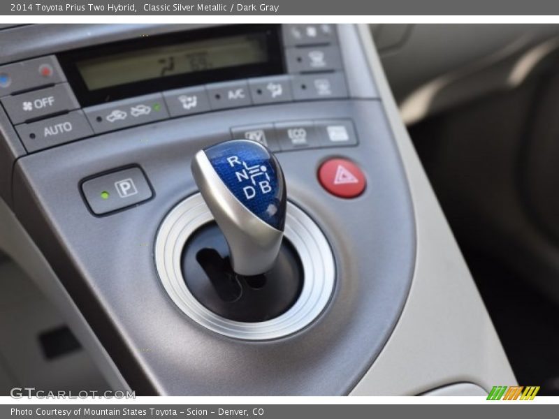 Classic Silver Metallic / Dark Gray 2014 Toyota Prius Two Hybrid