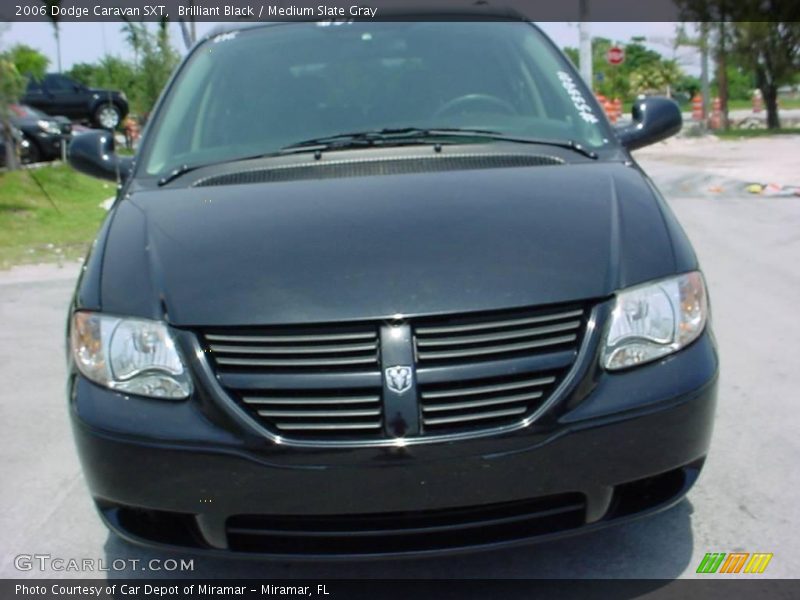 Brilliant Black / Medium Slate Gray 2006 Dodge Caravan SXT