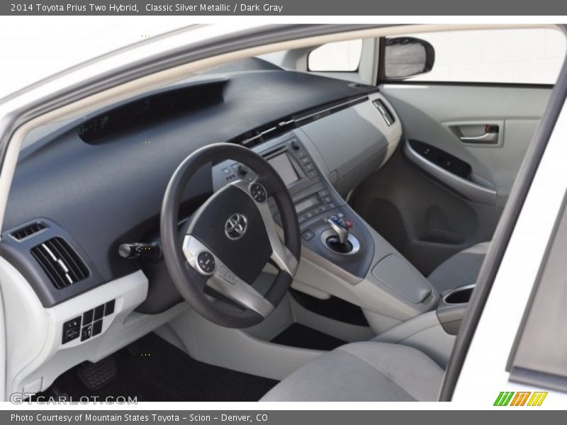 Classic Silver Metallic / Dark Gray 2014 Toyota Prius Two Hybrid