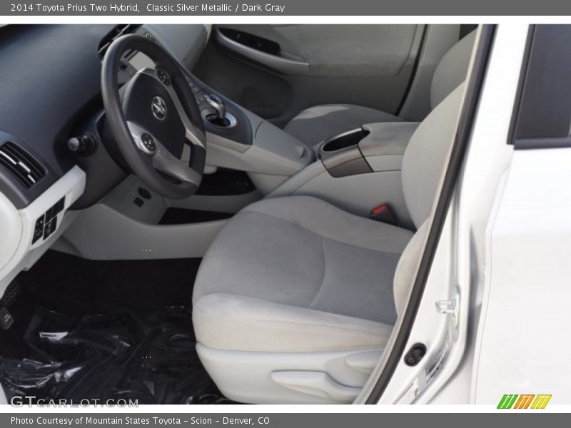 Classic Silver Metallic / Dark Gray 2014 Toyota Prius Two Hybrid