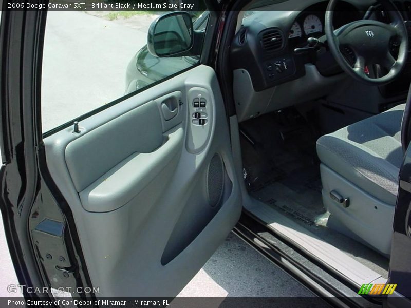 Brilliant Black / Medium Slate Gray 2006 Dodge Caravan SXT