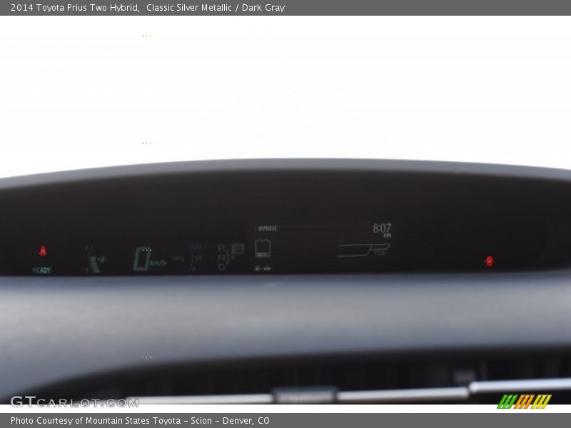 Classic Silver Metallic / Dark Gray 2014 Toyota Prius Two Hybrid