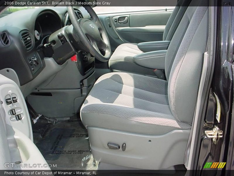 Brilliant Black / Medium Slate Gray 2006 Dodge Caravan SXT