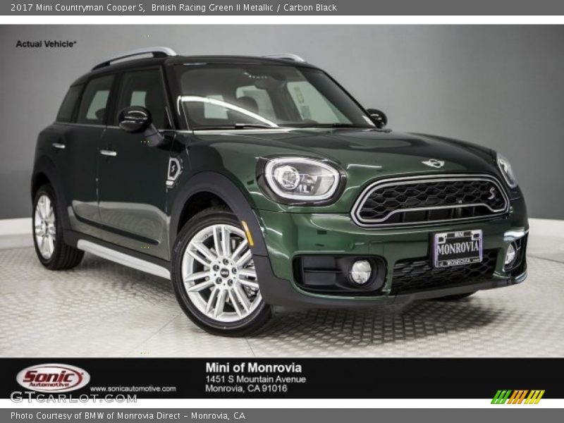 British Racing Green II Metallic / Carbon Black 2017 Mini Countryman Cooper S