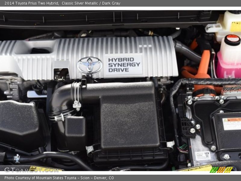 Classic Silver Metallic / Dark Gray 2014 Toyota Prius Two Hybrid