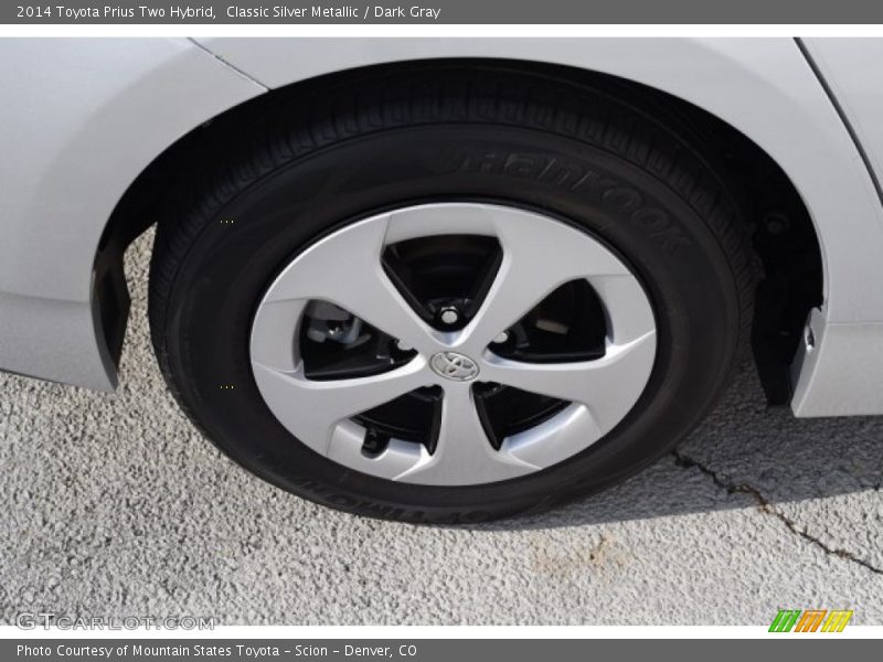Classic Silver Metallic / Dark Gray 2014 Toyota Prius Two Hybrid