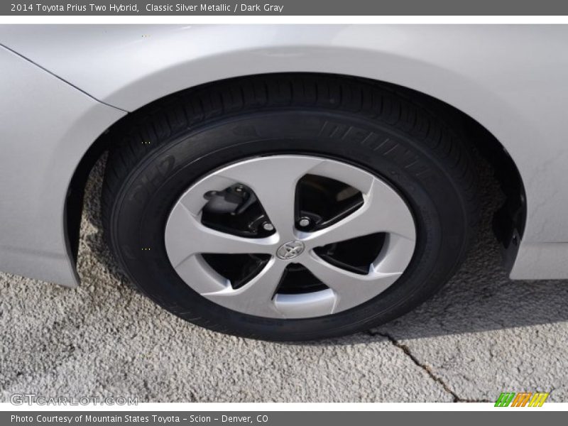Classic Silver Metallic / Dark Gray 2014 Toyota Prius Two Hybrid
