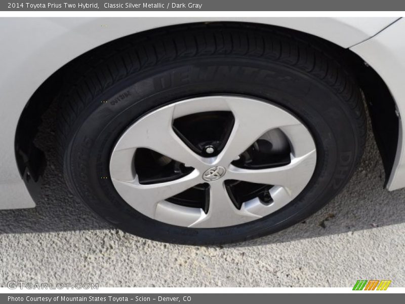 Classic Silver Metallic / Dark Gray 2014 Toyota Prius Two Hybrid
