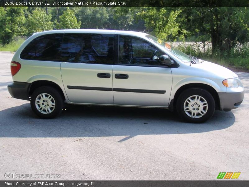 Bright Silver Metallic / Medium Slate Gray 2006 Dodge Caravan SE