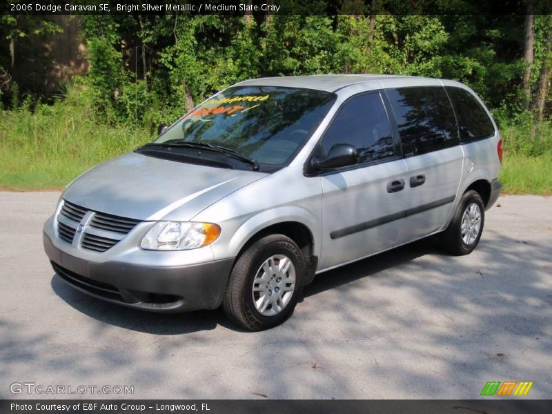 Bright Silver Metallic / Medium Slate Gray 2006 Dodge Caravan SE