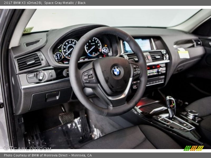 Space Gray Metallic / Black 2017 BMW X3 sDrive28i