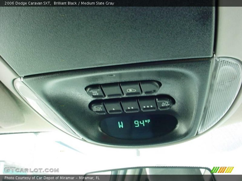 Brilliant Black / Medium Slate Gray 2006 Dodge Caravan SXT