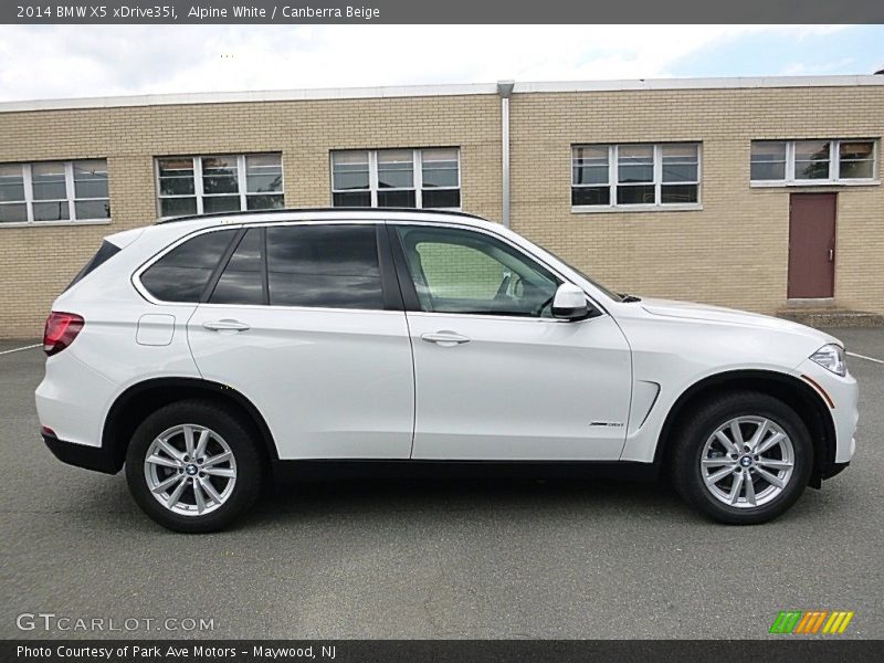 Alpine White / Canberra Beige 2014 BMW X5 xDrive35i