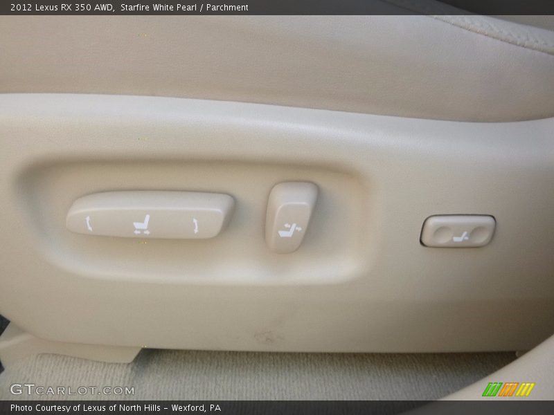 Starfire White Pearl / Parchment 2012 Lexus RX 350 AWD