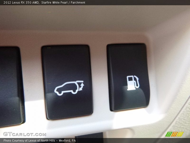 Starfire White Pearl / Parchment 2012 Lexus RX 350 AWD