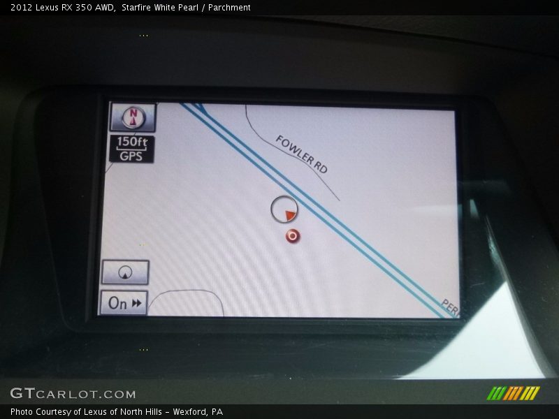 Starfire White Pearl / Parchment 2012 Lexus RX 350 AWD