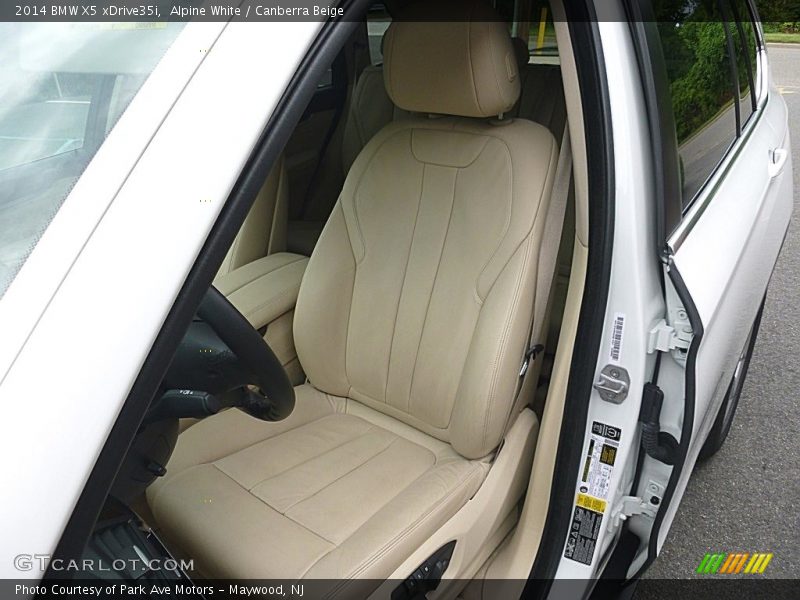 Alpine White / Canberra Beige 2014 BMW X5 xDrive35i