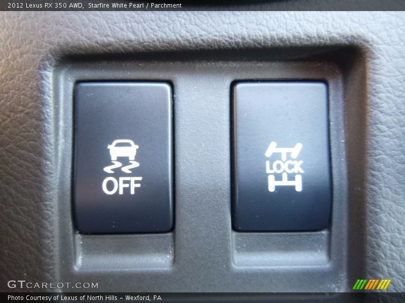 Starfire White Pearl / Parchment 2012 Lexus RX 350 AWD