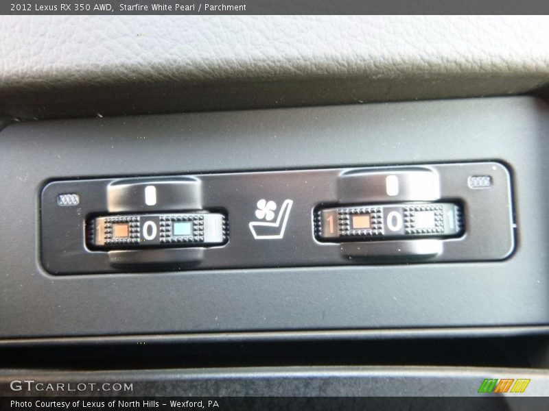 Starfire White Pearl / Parchment 2012 Lexus RX 350 AWD