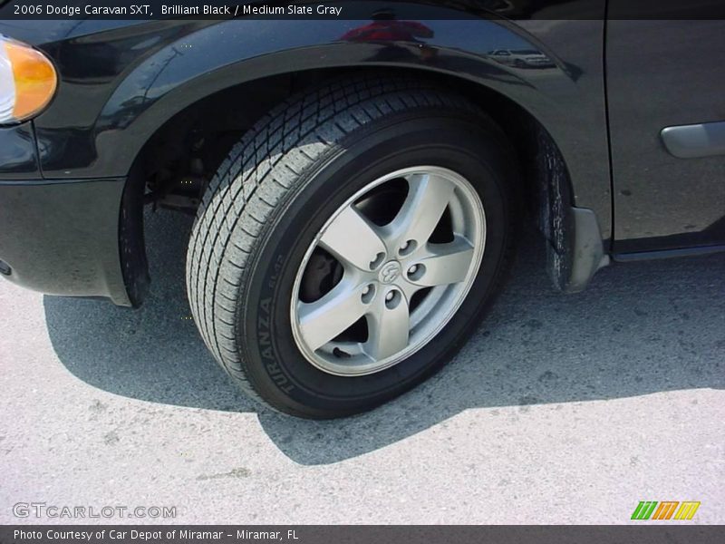 Brilliant Black / Medium Slate Gray 2006 Dodge Caravan SXT