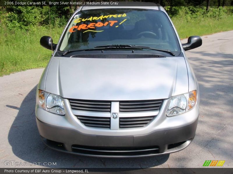 Bright Silver Metallic / Medium Slate Gray 2006 Dodge Caravan SE