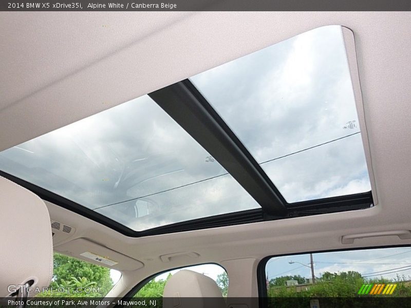 Alpine White / Canberra Beige 2014 BMW X5 xDrive35i