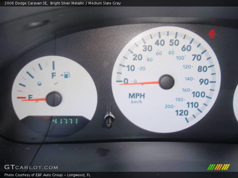 Bright Silver Metallic / Medium Slate Gray 2006 Dodge Caravan SE