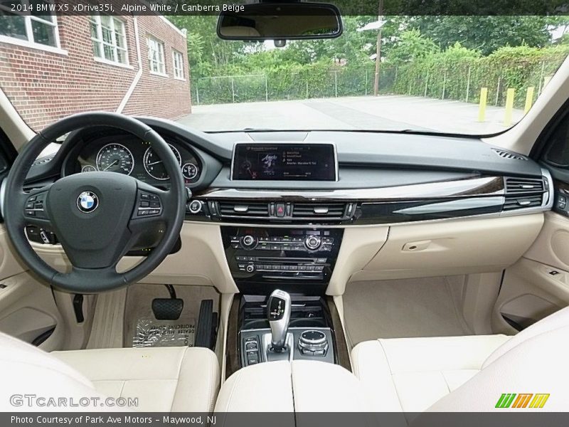Alpine White / Canberra Beige 2014 BMW X5 xDrive35i