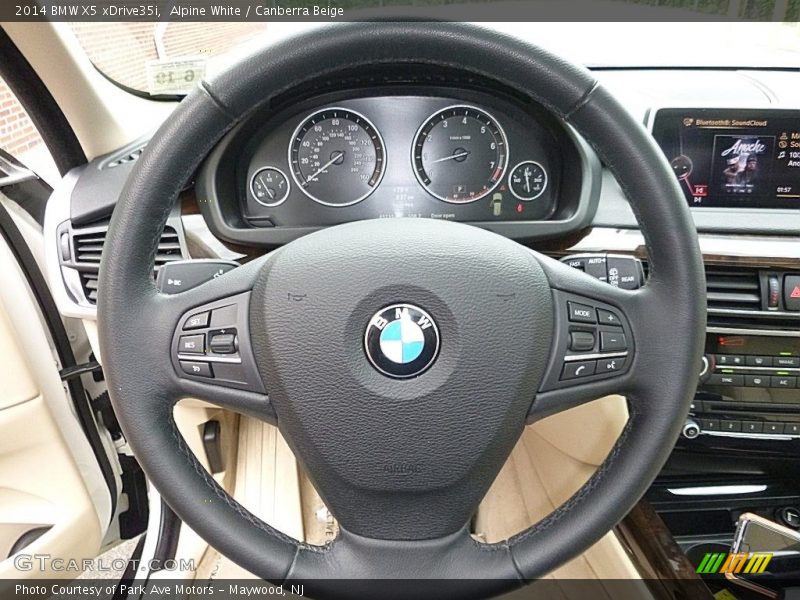 Alpine White / Canberra Beige 2014 BMW X5 xDrive35i